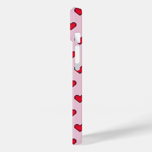 Schattigee pixelvorm van het hart Case-Mate iPhone case (Achterkant / Links)