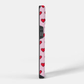 Schattigee pixelvorm van het hart iPhone hoesje (Rechterkant)