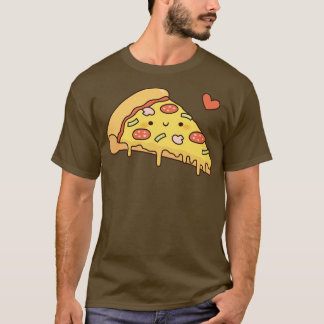 Schattigee Pizza Love Doodle T-shirt
