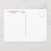 Schattigee Plaid Bunny Ik ben zo blij om hier brie Feestdagenkaart (Achterkant)