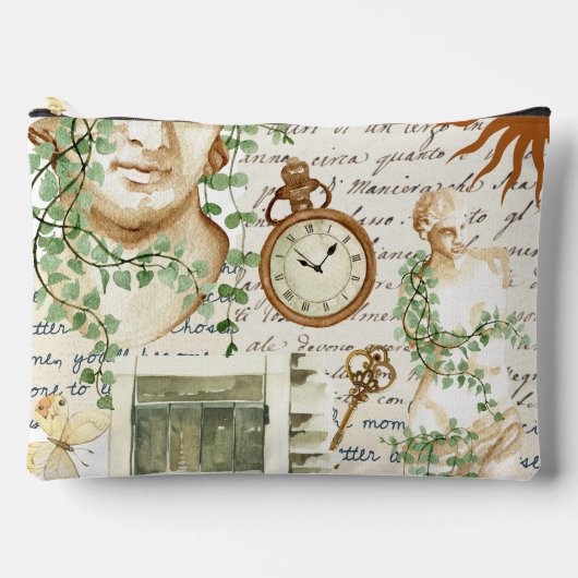 Schattigee plakboek achtergrond waterverf illustra etui (Voorkant)