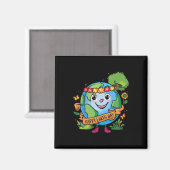 Schattigee Planeet Aarde Bewustzijnsdag Happy Eart Magneet (Voorkant / Achterkant)