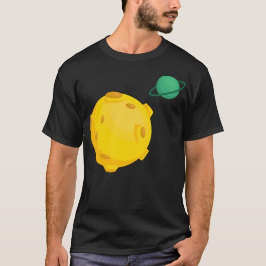Schattigee planeetkunst t-shirt (Voorkant)