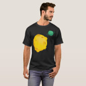 Schattigee planeetkunst t-shirt (Voorkant volledig)