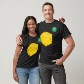 Schattigee planeetkunst t-shirt (Unisex)