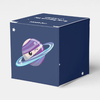 Schattigee Planet Saturn Space Galaxy Kind Verjaar Bedankdoosjes