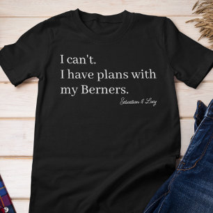 Schattigee plannen met My Berner Dog Mom Custom Tri-Blend Shirt