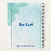 Schattigee planner|Esthetisch Spiraal Notitieboek| Planner (Achterkant)