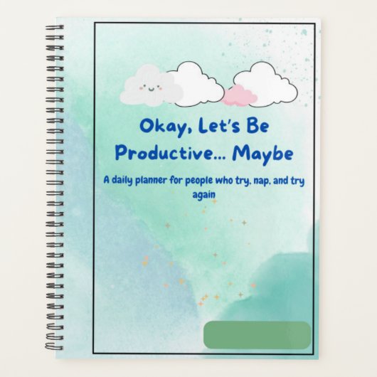 Schattigee planner|Esthetisch Spiraal Notitieboek| Planner (Voorkant)