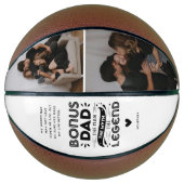 Schattigee Plezier Bonus Pap Quote & 2x Foto Basketbal (Voorkant)