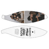 Schattigee Plezier Bonus Pap Quote & 2x Foto Basketbal (Panelen)