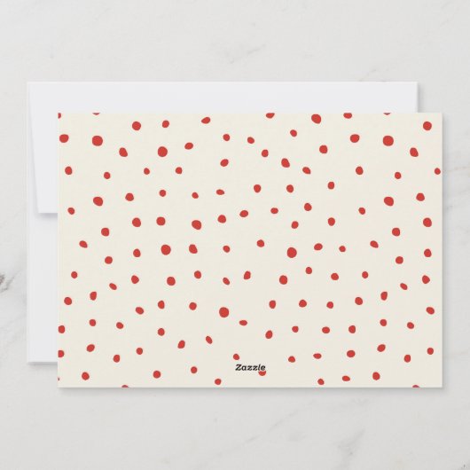 Schattigee Plezier Vrolijk en Helder Foto Feestdagenkaart (Achterkant)