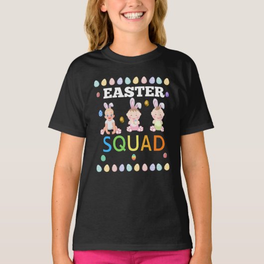 Schattigee ploeg in de stad: de "Easter Squad" T-shirt (Voorkant)