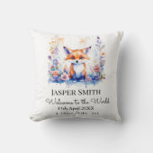 SCHATTIGEE PLUIZIGE BABY FOX KINDERKAMER KUNST GEP KUSSEN (Voorkant)