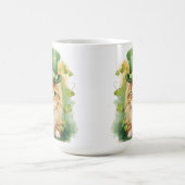 SCHATTIGEE PLUIZIGE KAT GEKLEED VOOR ST PATRICKS D KOFFIEMOK (Center)