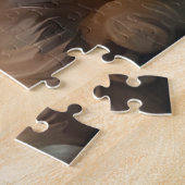 Schattigee pluizige Puppies huilmaan, milkshakes p Legpuzzel (Zijkant)