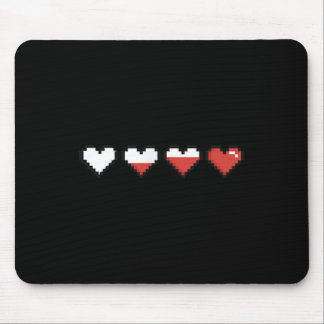 Schattigee Pocket Pixel Red Heart Valentijn's Day Muismat