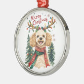 Schattigee Poedel Hond Ornament (Links)