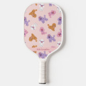 Schattigee Poedel Hondenliefhebber Custom Naam Pickleball Paddle (Achterkant)