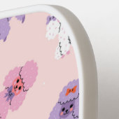 Schattigee Poedel Hondenliefhebber Custom Naam Pickleball Paddle (Links Detail)