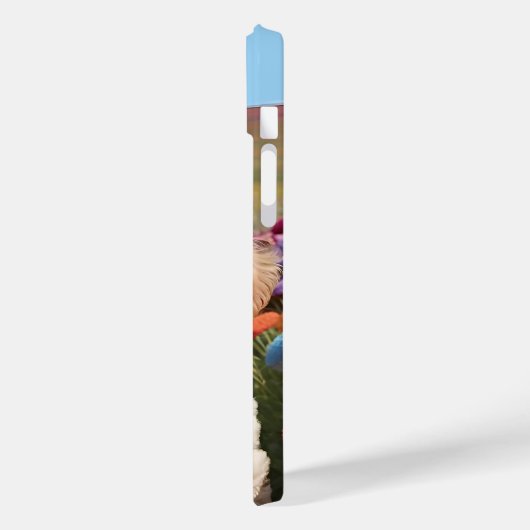 Schattigee poedel Kleurrijke bloem en regenboog Case-Mate iPhone Case (Achterkant / Links)