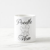 Schattigee Poedel Line Art Coffee Cup – Hondenlief Koffiemok (Center)