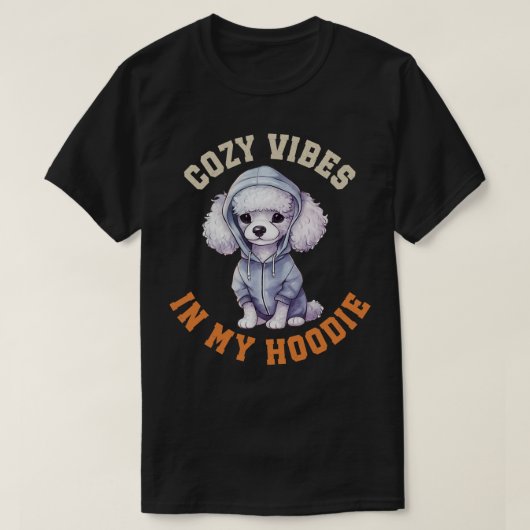 Schattigee poedelhond 1 t-shirt (Design voorkant)