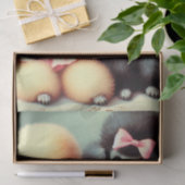 Schattigee poedelillustratie tissuepapier (Geschenk)