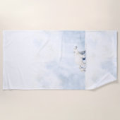 Schattigee polaire beren strandlaken (Voorkant)