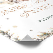 Schattigee Polar Beer Baby's zijn Sweet Take a Tre Poster (Hoek)