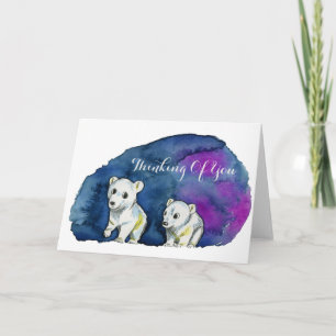 Schattigee Polar Beer Brothers   Denken aan jou Kaart