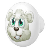 Schattigee Polar Beer Keramische Knoppen (Rechts)