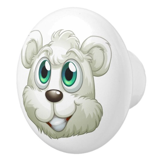 Schattigee Polar Beer Keramische Knoppen (Rechts)