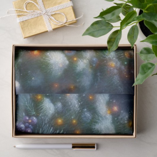 Schattigee Polar Beer lezen door kaarslicht ontkop Tissuepapier (Geschenk)