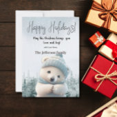 Schattigee Polar Beer Prettige feestdagen Waterver Feestdagenkaart