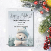 Schattigee Polar Beer Prettige feestdagen Waterver Feestdagenkaart