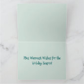 Schattigee Polar Beren Sing Have a Very Beary Chri Kaart (Binnen)