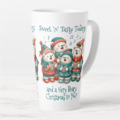 Schattigee Polar Beren Sing Have a Very Beary Chri Latte Mok (Rechterhoek)