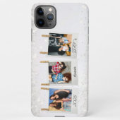Schattigee Polaroid Snaps Fotocollage Vrienden BFF iPhone Hoesje (Achterkant)