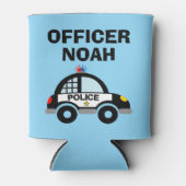 Schattigee politie patrouille auto koelbox voor ki blikjeskoeler (Voorkant)