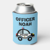 Schattigee politie patrouille auto koelbox voor ki blikjeskoeler (Blikje Achterkant)