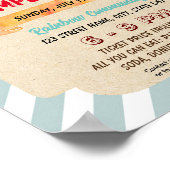 Schattigee Politie thema flyer Poster (Hoek)