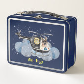 Schattigee politiehond in helikopter (Voorkant)