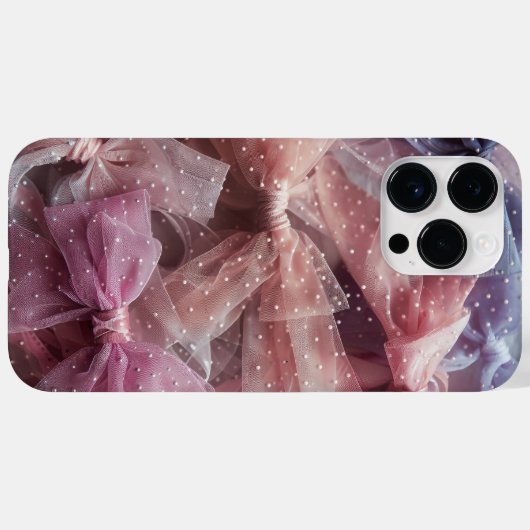 Schattigee polka dot boog grillig Case-Mate iPhone case (Achterkant (horizontaal))