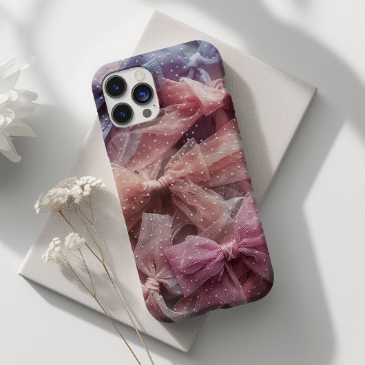 Schattigee polka dot boog grillig Case-Mate iPhone case