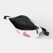 Schattigee Polka Dot Bunnies Pink Heuptasje (Open)