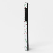 Schattigee polka dot kerstboom rood groen patroon Case-Mate iPhone case (Achterkant/links)
