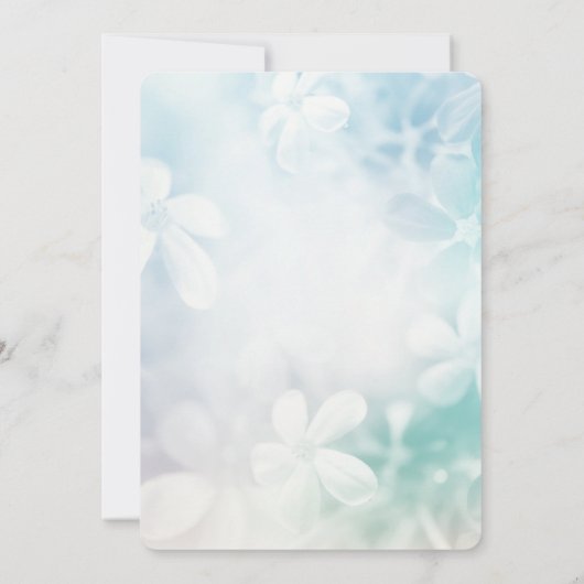 Schattigee Polka dot Ladybug Blue Daisy Kids Verja Kaart (Achterkant)