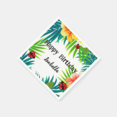 Schattigee Polka dot Ladybug Zomer Bloempalm Verja Servet (Hoek)