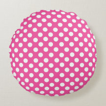 Schattigee Polka Dot Naadloos Patroon op Roze